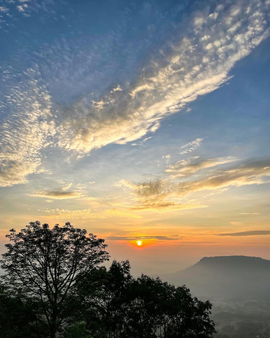 Devarayanadurga Sun Set Red Sky